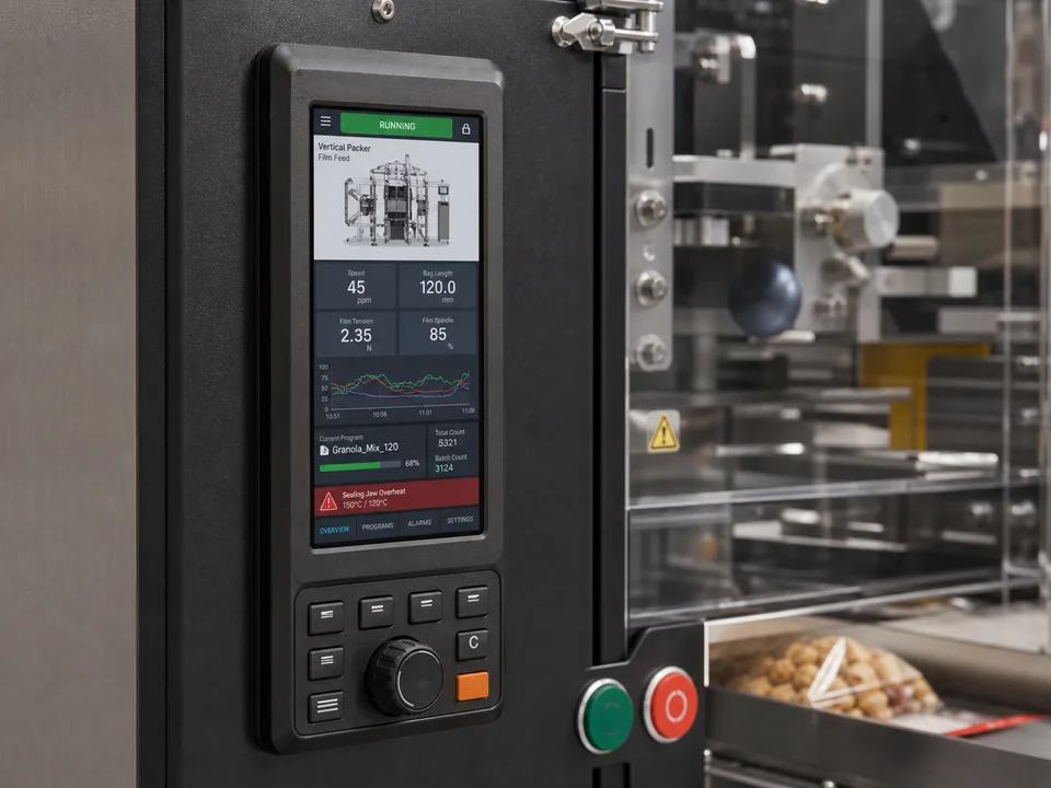 Smart equipment and advanced operator terminal with a 4.99-inch high-resolution portrait color TFT