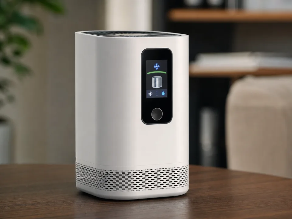 Compact appliance with a 2-inch color TFT status display