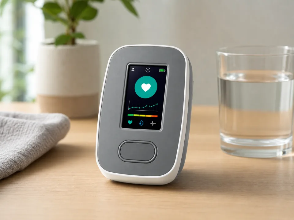 Health measurement device with a 2-inch color TFT display